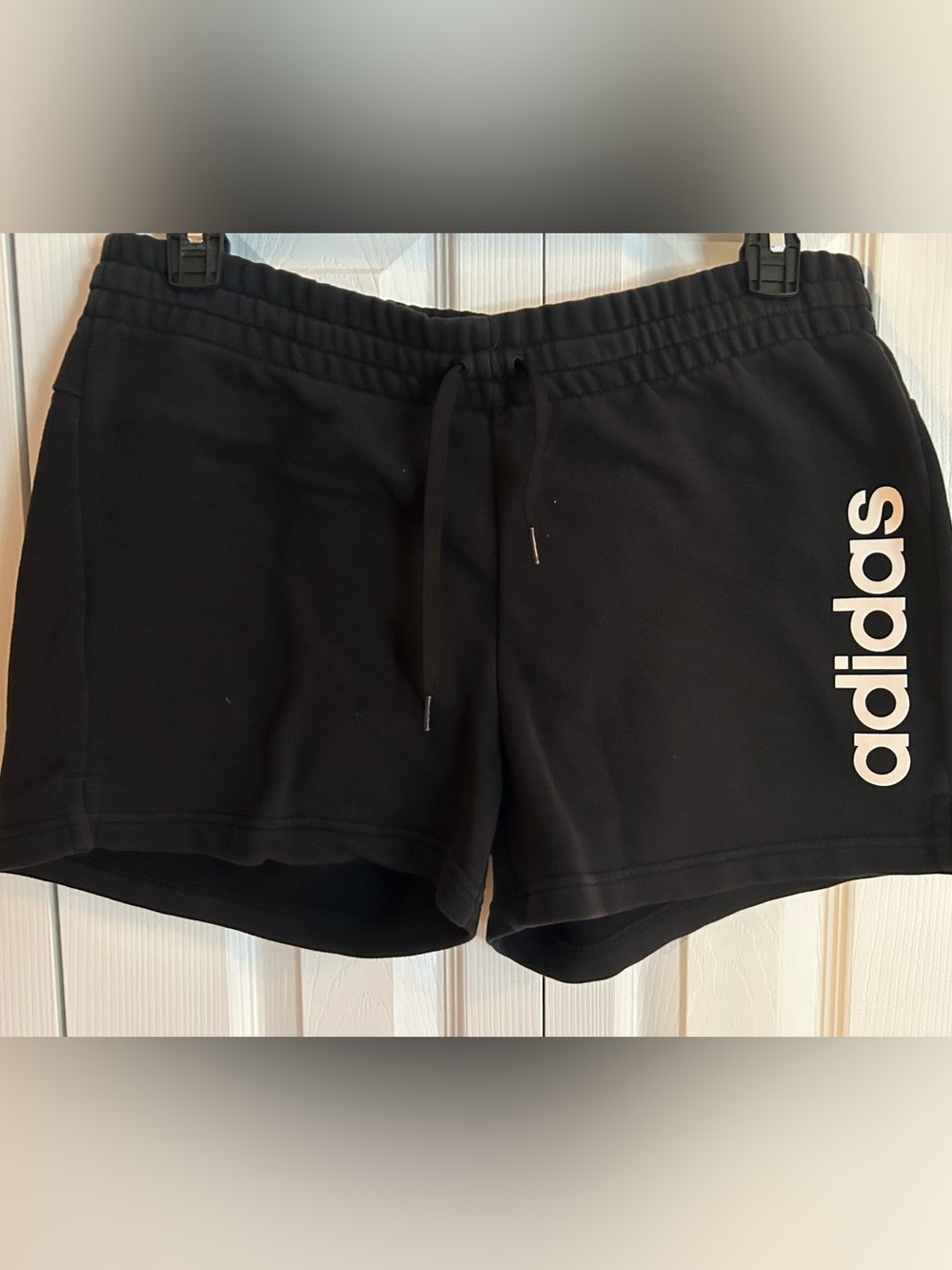 adidas Black Women's Logo Athletic Shorts